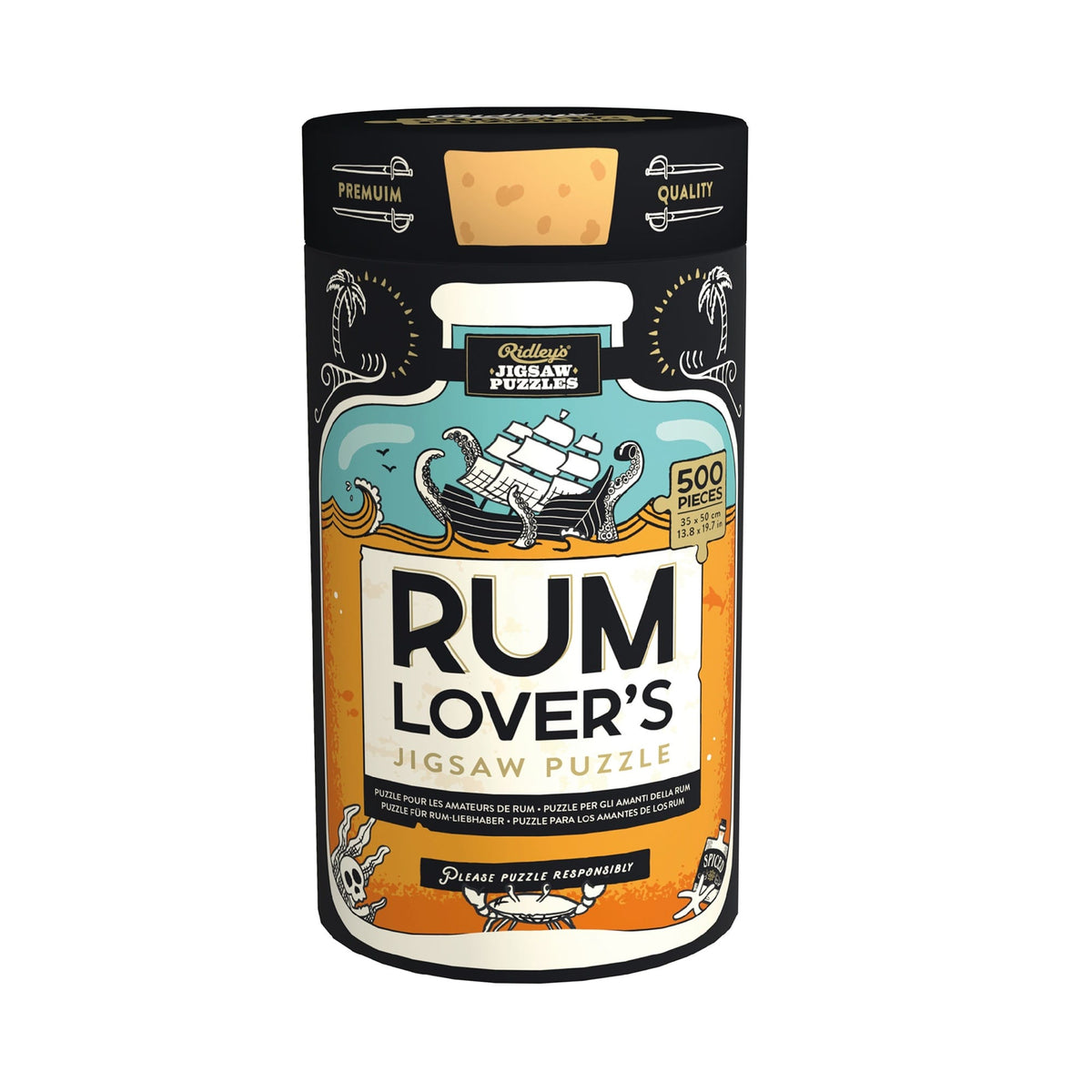 イヴ サンローラン  ロム トラベル セレクション Rum Lover's 500-Piece Jigsaw Puzzle | Ridley's Games