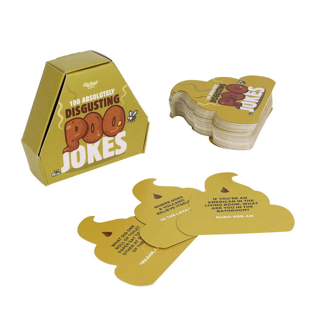 100 Disgusting Poo Jokes, Gross Gift Fun | Ridley's Games