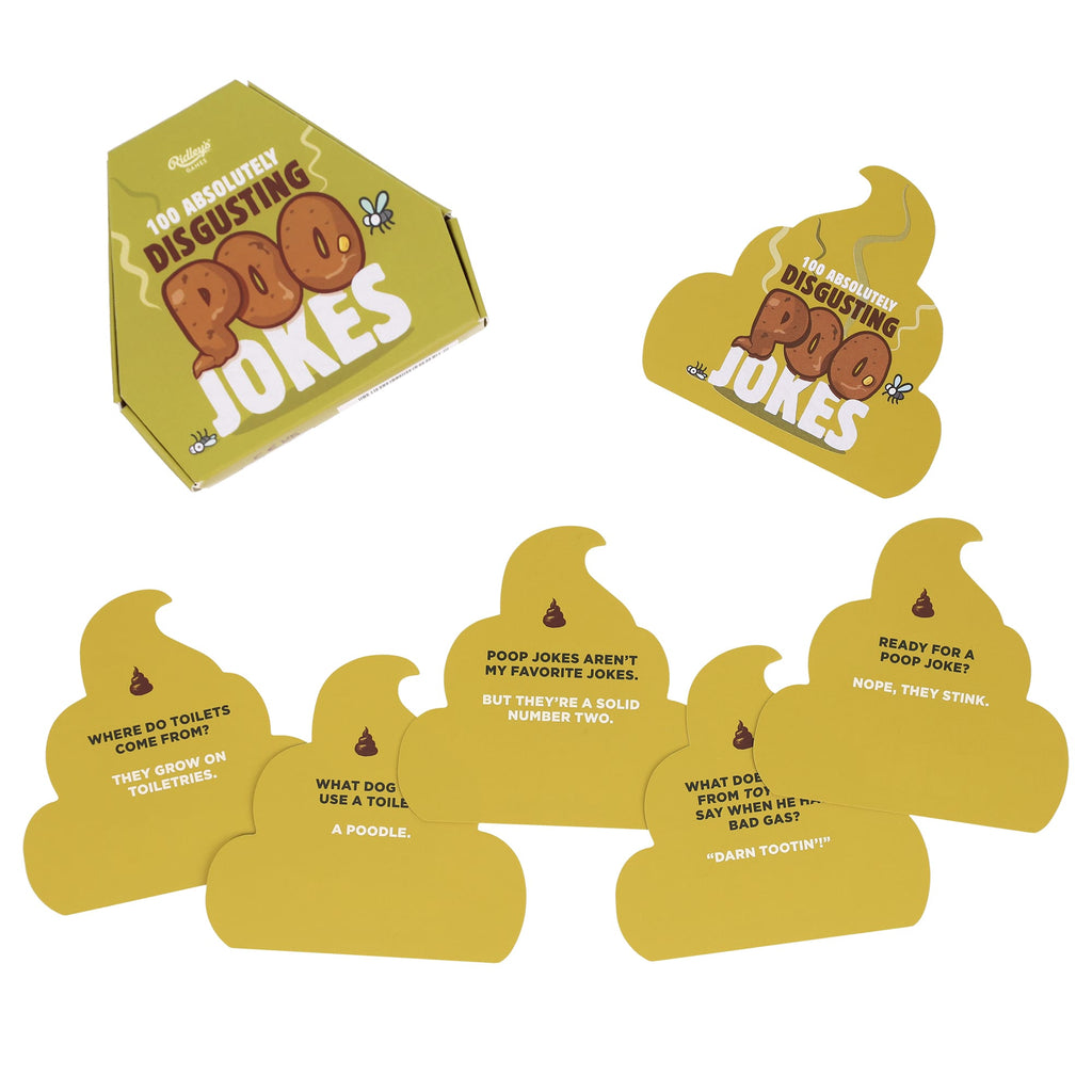 100 Disgusting Poo Jokes, Gross Gift Fun | Ridley's Games