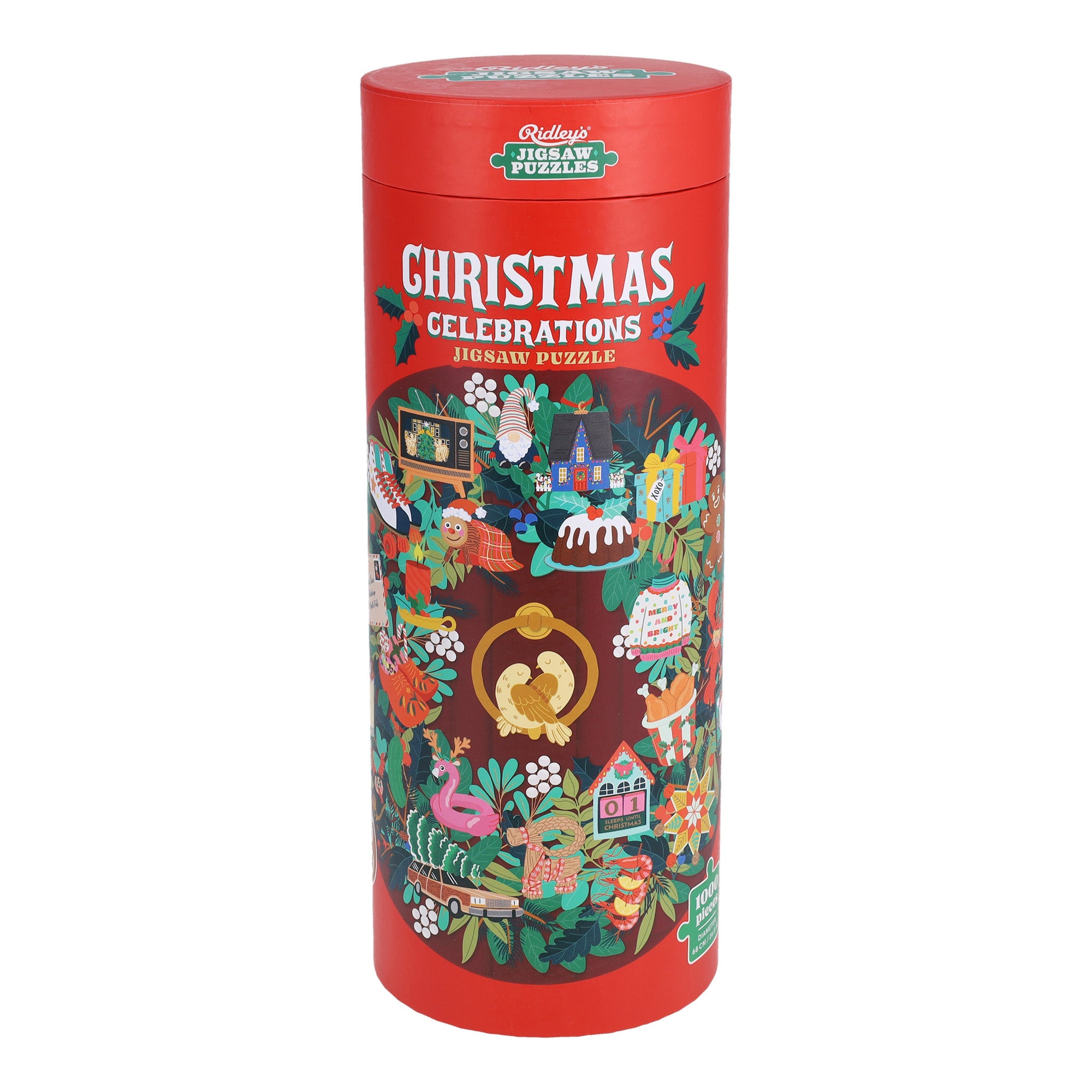 Christmas Celebrations 1000-piece Jigsaw Puzzle – Ridley's Games