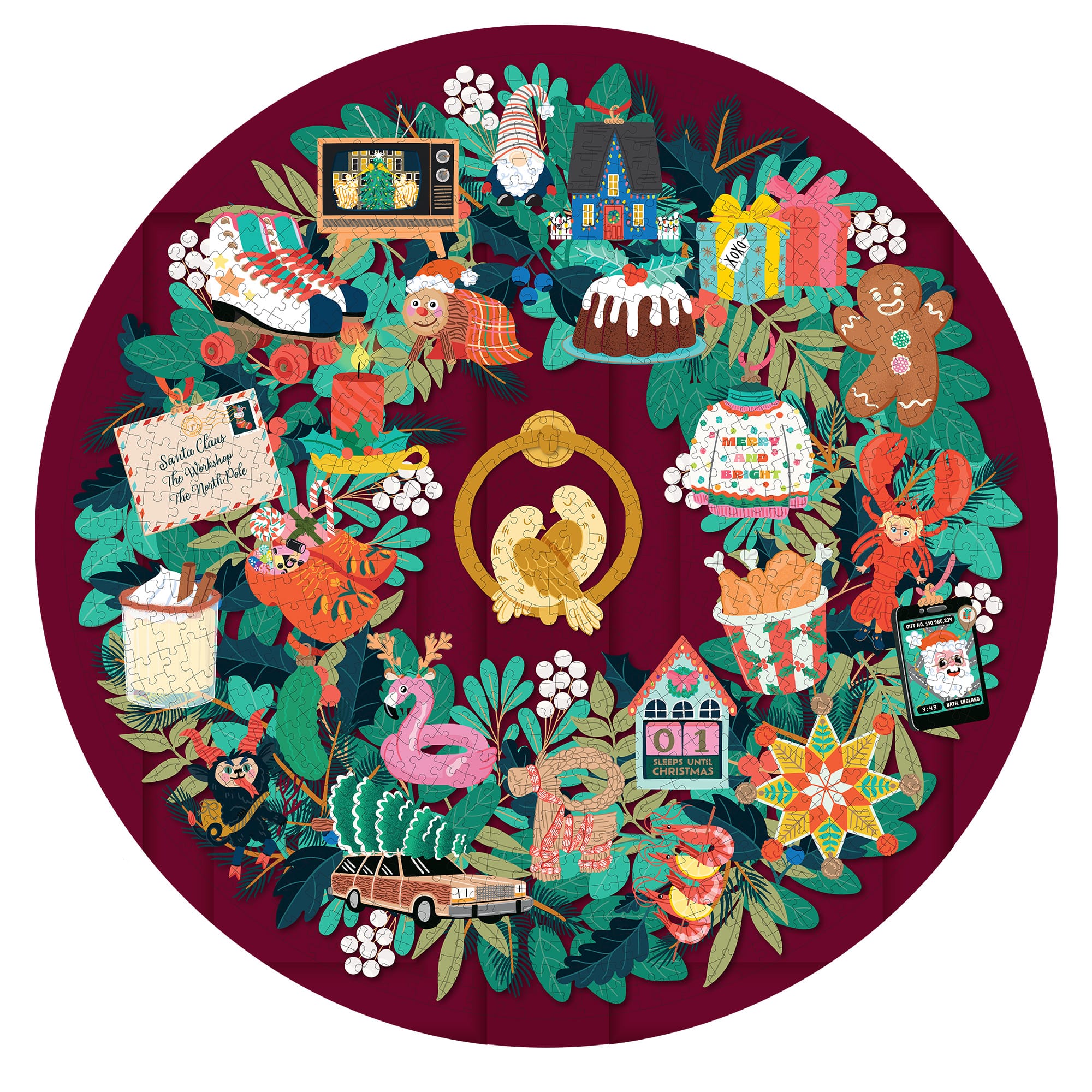 Christmas Celebrations 1000-piece Jigsaw Puzzle – Ridley's Games