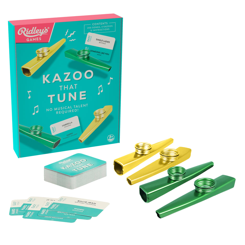 Kazoo Flash Card.pdf Kazoo That Tune Party Game for Family Fun | Ridley's Games