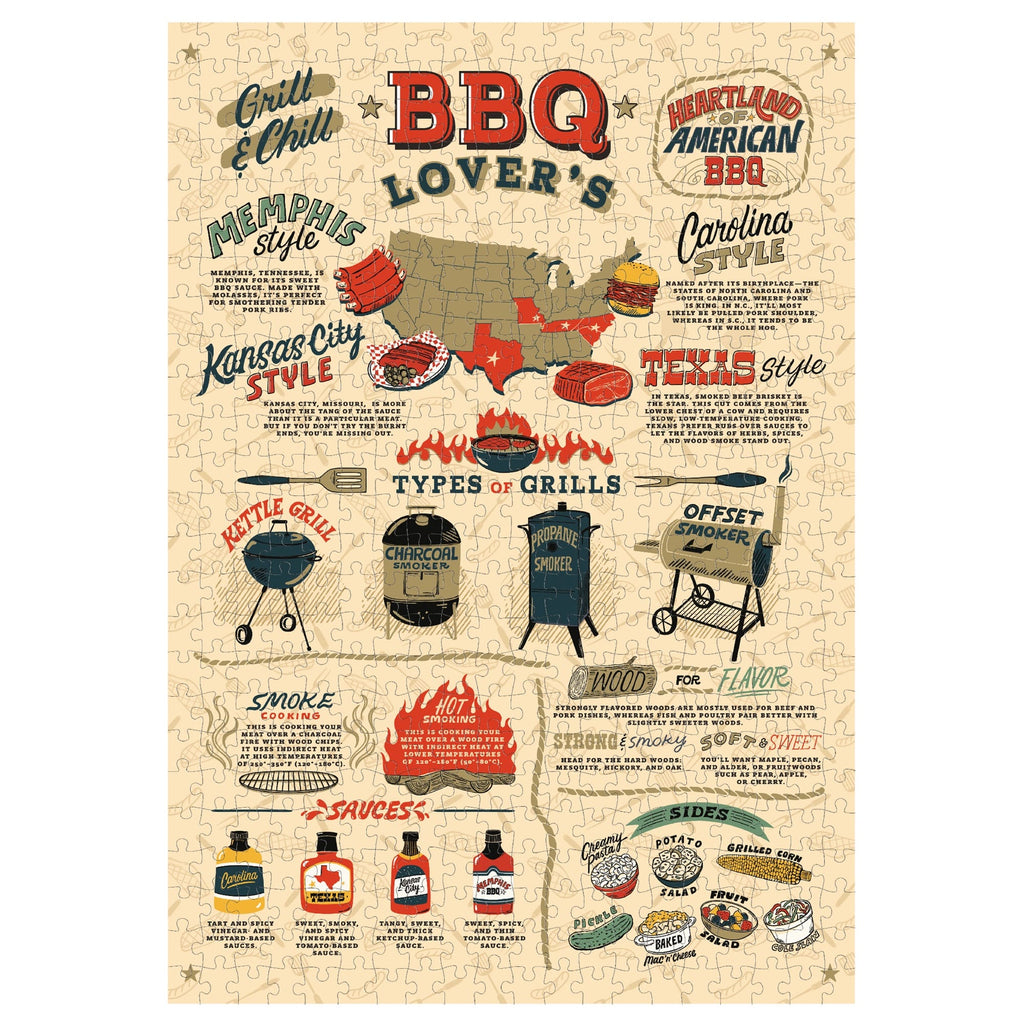 BBQ Lover's 500 - piece Jigsaw Puzzle - Ridley's Games