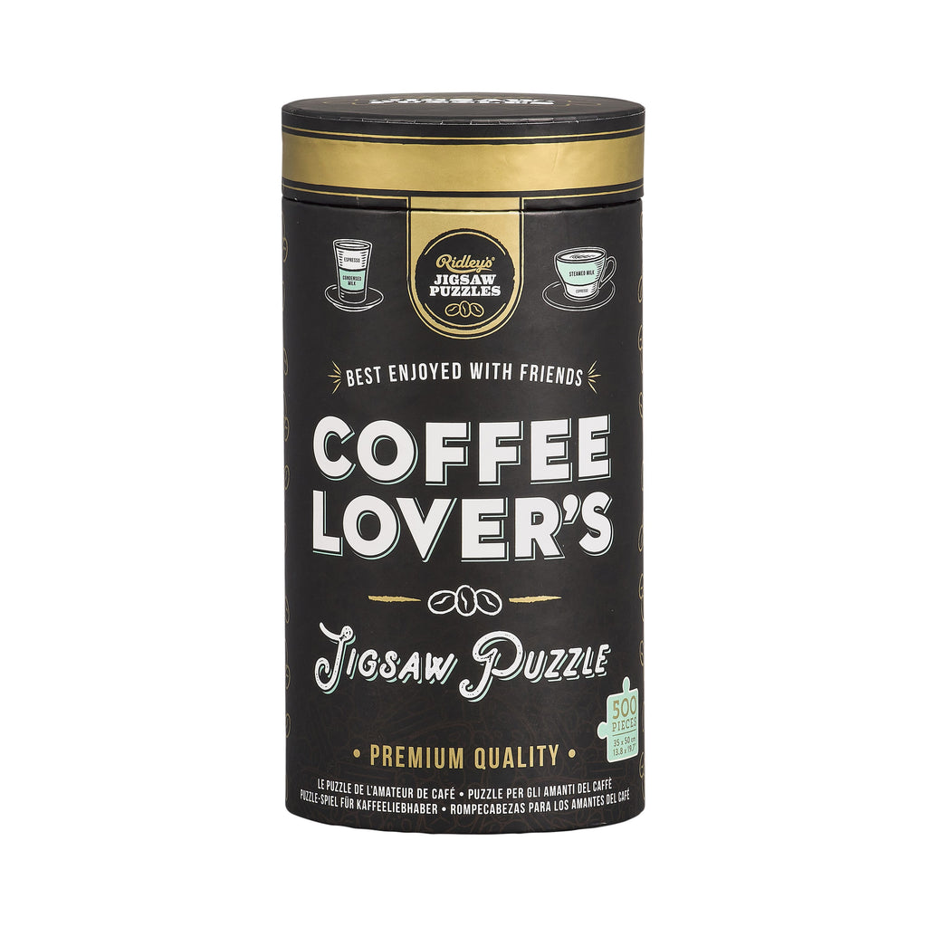 Coffee Lover's 500 - Piece Jigsaw Puzzle - Ridley's Games