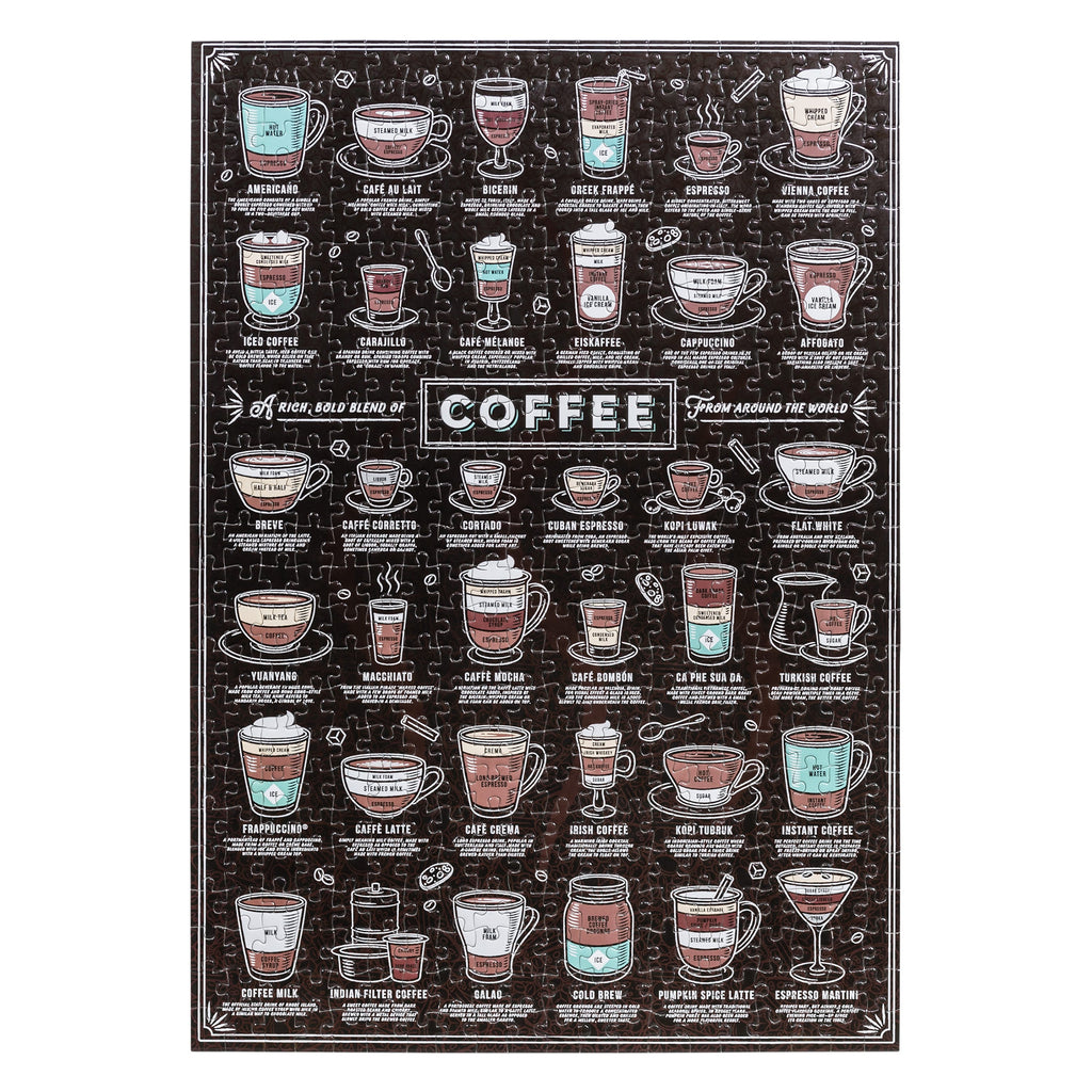 Coffee Lover's 500 - Piece Jigsaw Puzzle - Ridley's Games