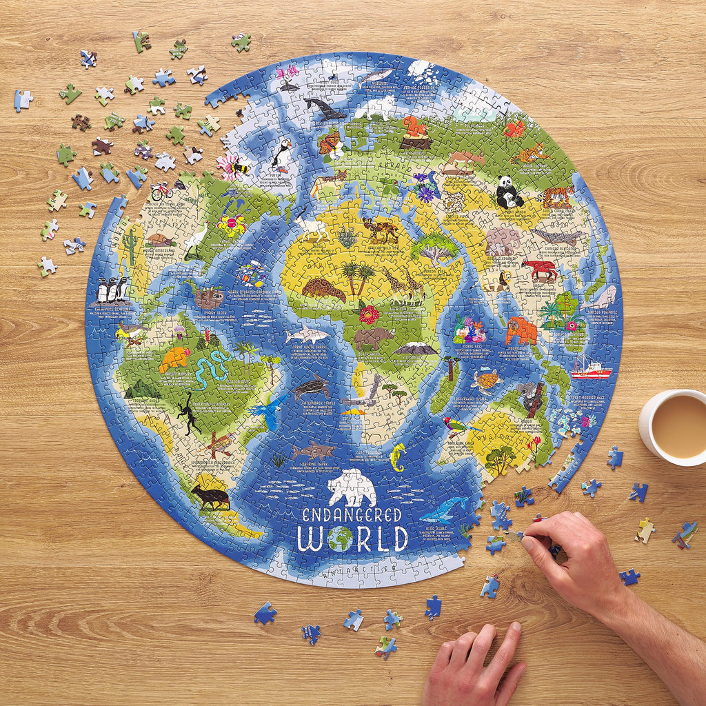 Endangered World 1000 - Piece Jigsaw Puzzle - Ridley's Games