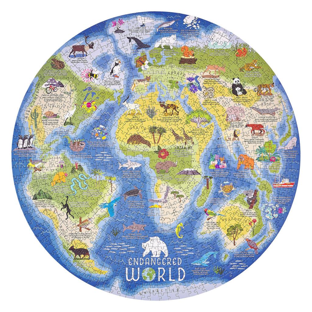 Endangered World 1000 - Piece Jigsaw Puzzle - Ridley's Games