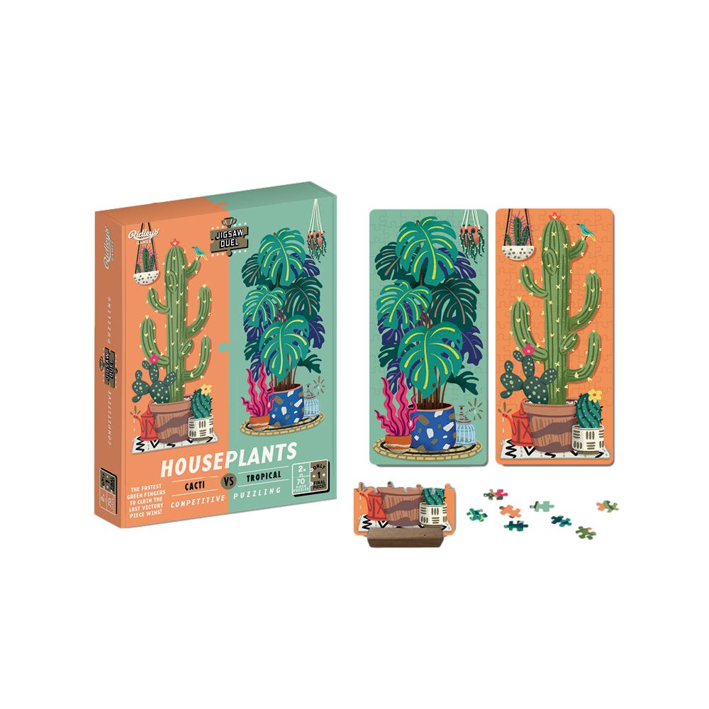Jigsaw Duel Houseplants - Ridley's Games