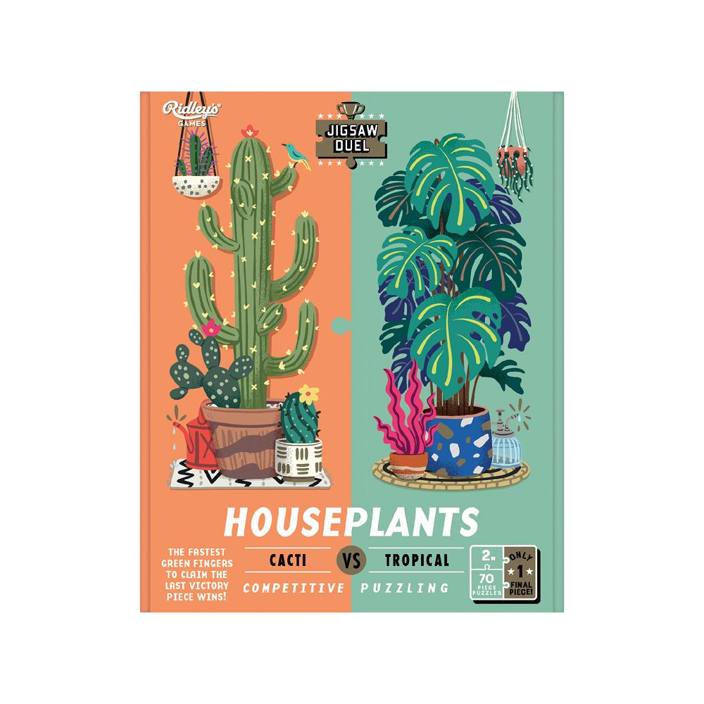 Jigsaw Duel Houseplants - Ridley's Games