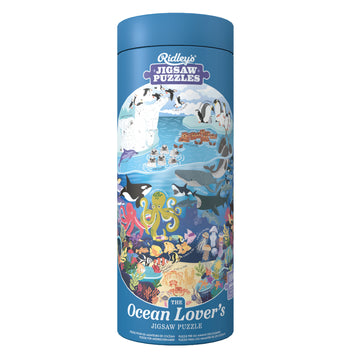 Ocean Lover's 1000 - piece circular jigsaw - Ridley's Games