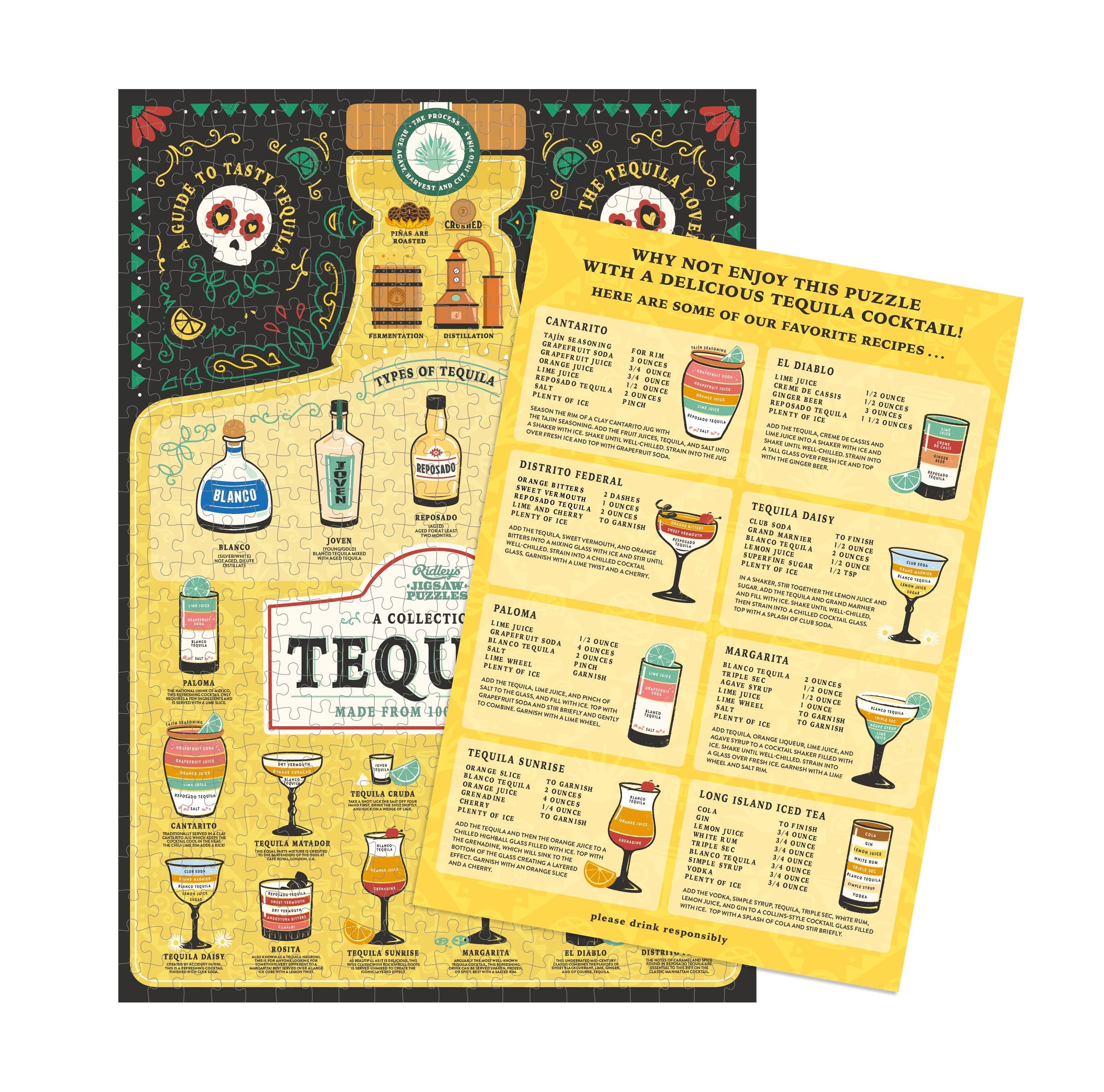 Tequila Lover's 500-Piece Jigsaw Puzzle | Ridley's Games