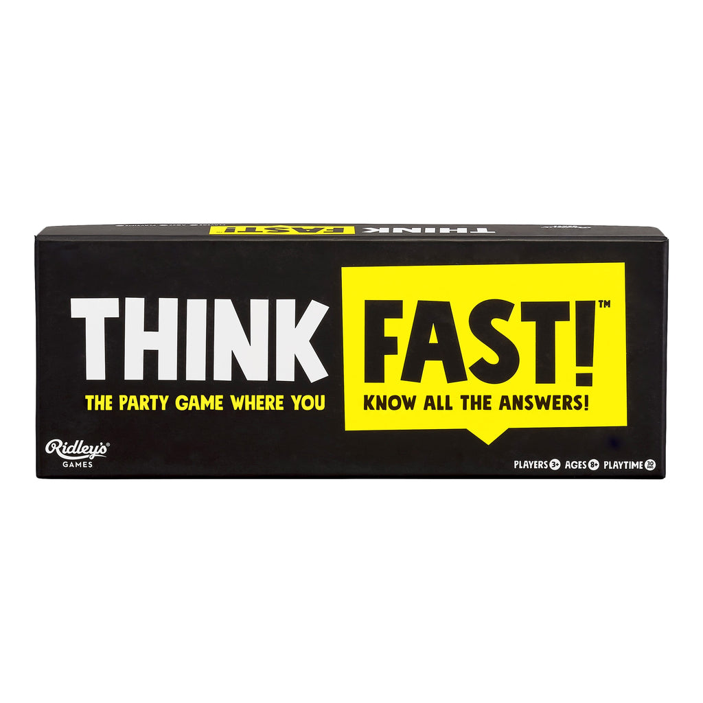 Think Fast Edition Think Fast! Family Party Game for Game Night – Ridley's Games